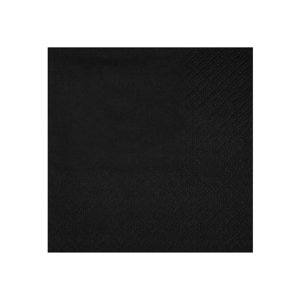 Santex Servítky - jednofarebné 21 x 20 cm Farba: čierna