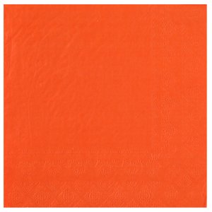 Santex Servítky - jednofarebné 33 x 33 cm Farba: oranžová