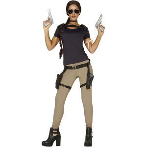 Guirca Dámsky kostým - Lara Croft Veľkosť - dospelý: S