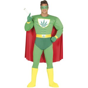 Guirca Superhrdina Marihuana Veľkosť - dospelý: L