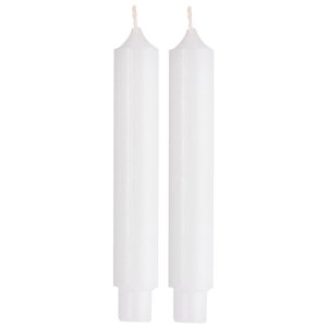 Amscan Kónické sviečky biele 3 ks