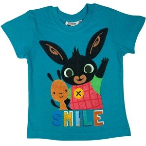 Setino Chlapčenské tričko - Bing Smile modré Veľkosť - deti: 104