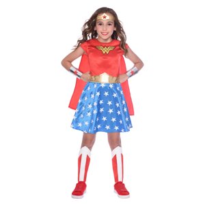 Amscan Detský kostým - Wonder Woman Classic Veľkosť - deti: 4 - 6 rokov