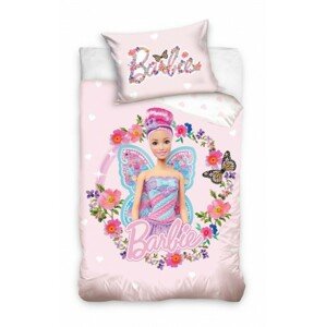 Carbotex Obliečky do detskej postieľky - Barbie 100 x 135 cm