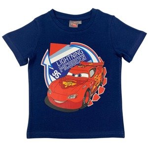 Setino Chlapčenské tričko - Autá MCQueen tmavomodré Veľkosť - deti: 122
