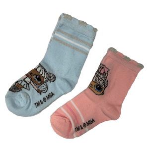 EPlus Sada 2 párov detských ponožiek - LOL Surprise mix Veľkosť ponožiek: 23-26