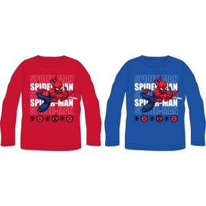 EPlus Chlapčenské tričko s dlhým rukávom - Spiderman, červené Veľkosť - deti: 104