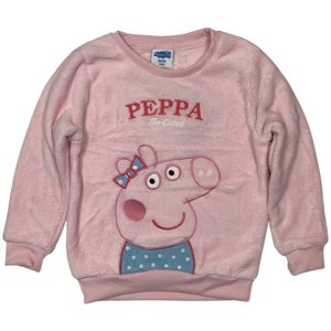 EPlus Dievčenská mikina - Peppa Pig ružová Veľkosť - deti: 110/116