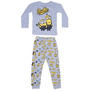EPlus Chlapčenské pyžamo - Mimoni, sivé Veľkosť - deti: 116