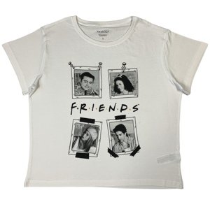 EPlus Dámske tričko - Friends biele Veľkosť - dospelý: M