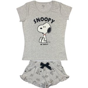 EPlus Dámske pyžamo - Snoopy sivé Veľkosť - dospelý: M