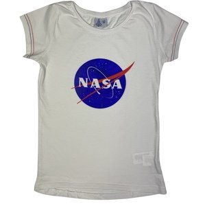 EPlus Dievčenské tričko - NASA biele Veľkosť - deti: 146