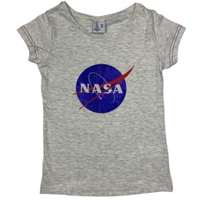 EPlus Dievčenské tričko - NASA sivé Veľkosť - deti: 146