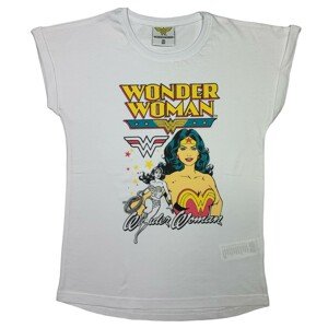 EPlus Dievčenské tričko - Wonder Woman biele Veľkosť - deti: 140