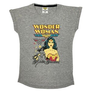 EPlus Dievčenské tričko - Wonder Woman sivé Veľkosť - deti: 134