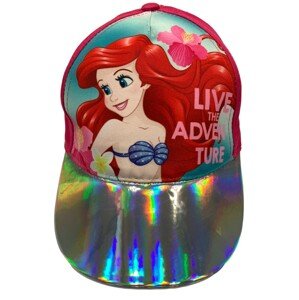 EPlus Dievčenská šiltovka - Ariel Disney ružová Veľkosť šiltovka: 52