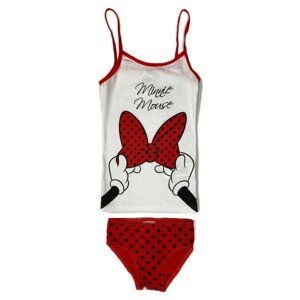 EPlus Dievčenské spodné prádlo set - Minnie Mouse červené Veľkosť - deti: 134/140