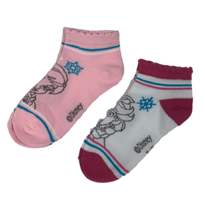 EPlus Sada 2 párov detských ponožiek - Frozen ružové Veľkosť ponožiek: 27-30