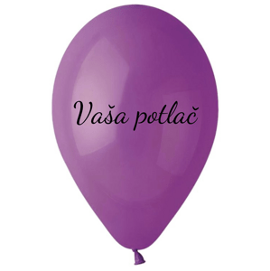 Personal Balónik s textom - Fialový 26 cm