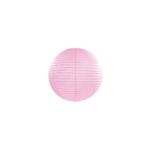 PartyDeco Okrúhly papierový lampión ružový 20 cm