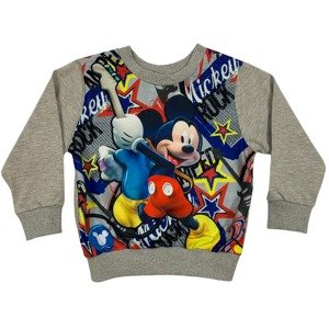 Setino Chlapčenská mikina - Mickey Mouse sivá Veľkosť - deti: 104