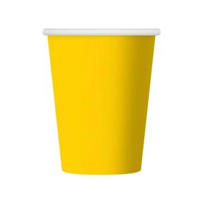 Godan Papierové poháre - Žlté, 250 ml