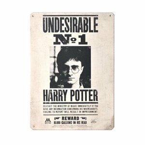 Half Moon Bay Plechová ceduľa Harry Potter - UNDESIREABLE NO 1 15 x 21 cm