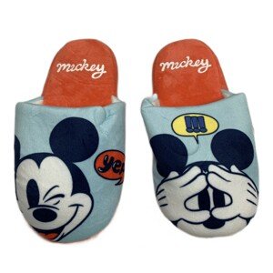 Setino Detské papuče - Mickey Mouse modro-červené Obuv: 32/33