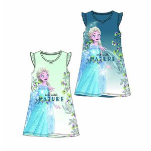 Setino Dievčenské šaty - Frozen nature, modré Veľkosť - deti: 104