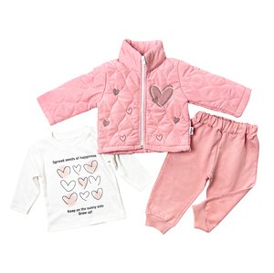 Baby Súprava pre bábätká s prechodnou bundou - Srdiečko veľkosť: 92 (18-24m)