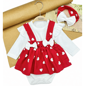 Baby 3-dielny set pre bábätká – Srdiečko veľkosť: 3-6 mes.