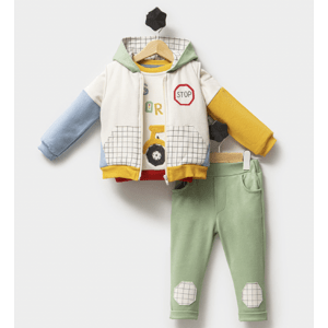 Max 3dielny set pre bábätká - Traktor veľkosť: 80 (9-12m)