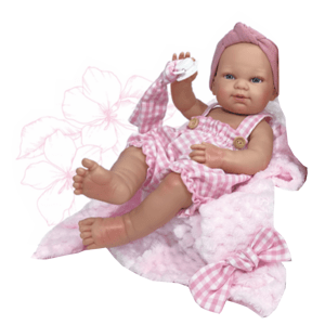 Nines D'Onil Realistická španielska bábika- Baby Rn Vichys dekou 37cm