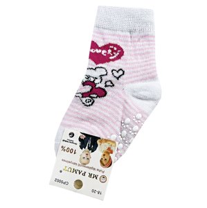 Mr. Pamut Protišmykové ponožky pre bábätká- Lovely veľkosť: 15-17