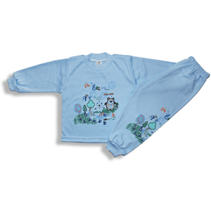 BABY´S WEAR Detské pyžamo - BEAR, modré veľkosť: 92 (18-24m)