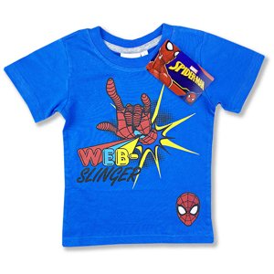 Cactus Clone Detské tričko na krátky rukáv - Spiderman, modré veľkosť: 104 (4roky)
