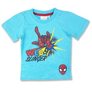 Cactus Clone Detské tričko na krátky rukáv - Spiderman, tyrkysové veľkosť: 122 (7rokov)