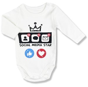 Detské body - Social Media Star, Lullaby veľkosť: 1 mesiac