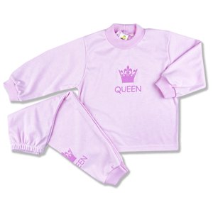 BABY´S WEAR Detské pyžamo - Queen, ružové veľkosť: 92 (18-24m)