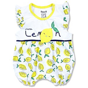 Miniworld Letný overal pre bábätká - Lemon veľkosť: 68-74