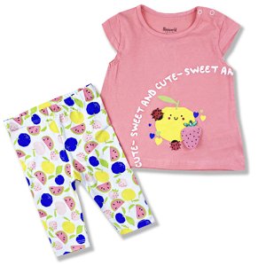 Miniworld 2dielny letný set pre bábätká - Cute and sweet veľkosť: 68-74