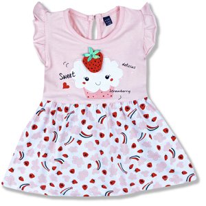 Miniworld Dievčenské letné šaty- Muffin veľkosť: 68 (4-6m)