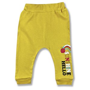 Miniworld Nohavice pre bábätká- Hello Sunshine veľkosť: 68 (4-6m)