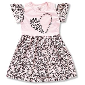 Miniworld Dievčenské letné šaty- Srdiečka veľkosť: 110 (5rokov)