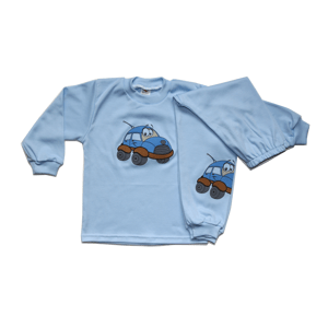 BABY´S WEAR Chlapčenské pyžamo –  CAR, modré veľkosť: 110 (5rokov)