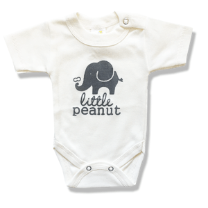 BABY´S WEAR Kojenecké body - krátky rukáv, Sloník veľkosť: 74 (6-9m)