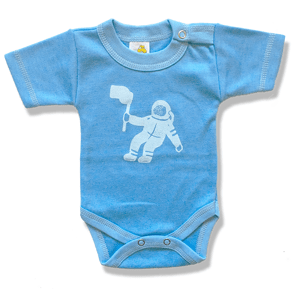 BABY´S WEAR Kojenecké body - krátky rukáv, Kozmonaut veľkosť: 56 (0-2m)