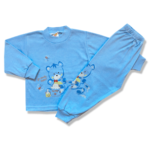 BABY´S WEAR Detské pyžamo –  Greedy Bear, modré veľkosť: 92 (18-24m)