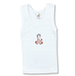 BABY´S WEAR Detské tričko - Žirafa, biele veľkosť: 104 (4roky)