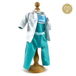 Oblečenie pre bábiku "doktor"